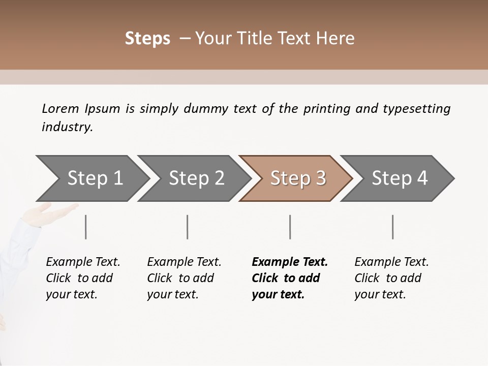Lawn Construct Man PowerPoint Template