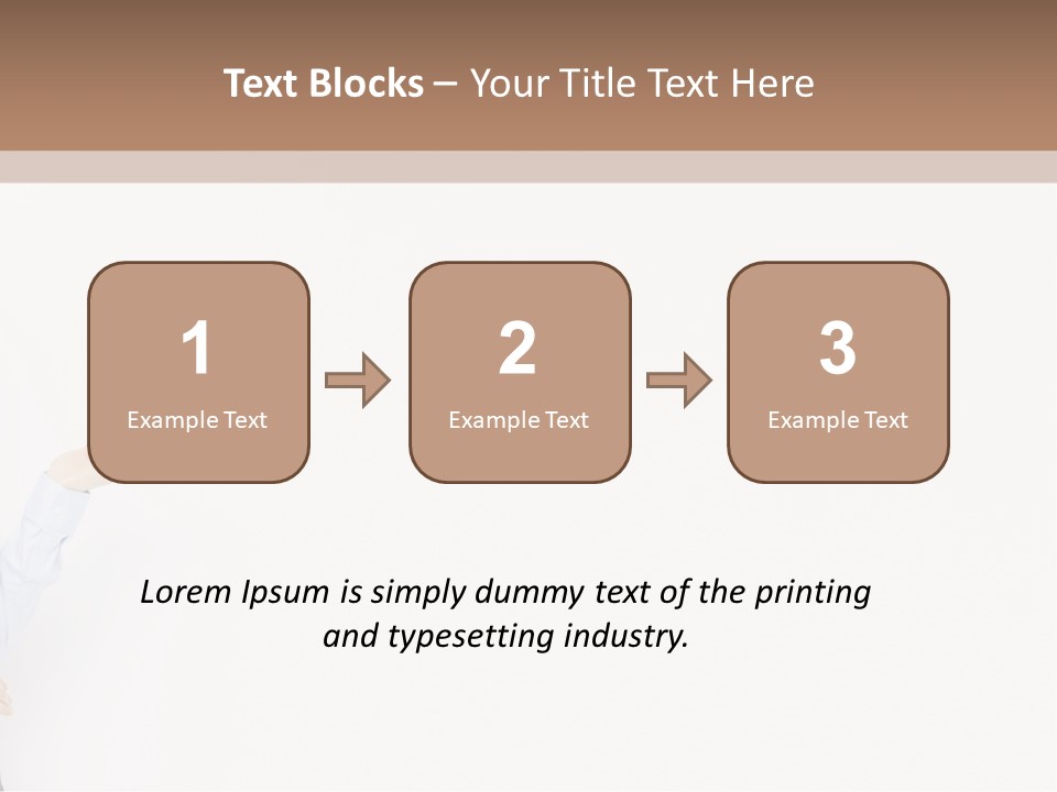 Lawn Construct Man PowerPoint Template