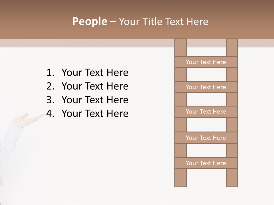 Lawn Construct Man PowerPoint Template