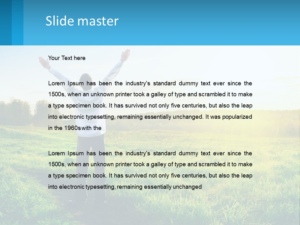 Sale Grass Cloud PowerPoint Template