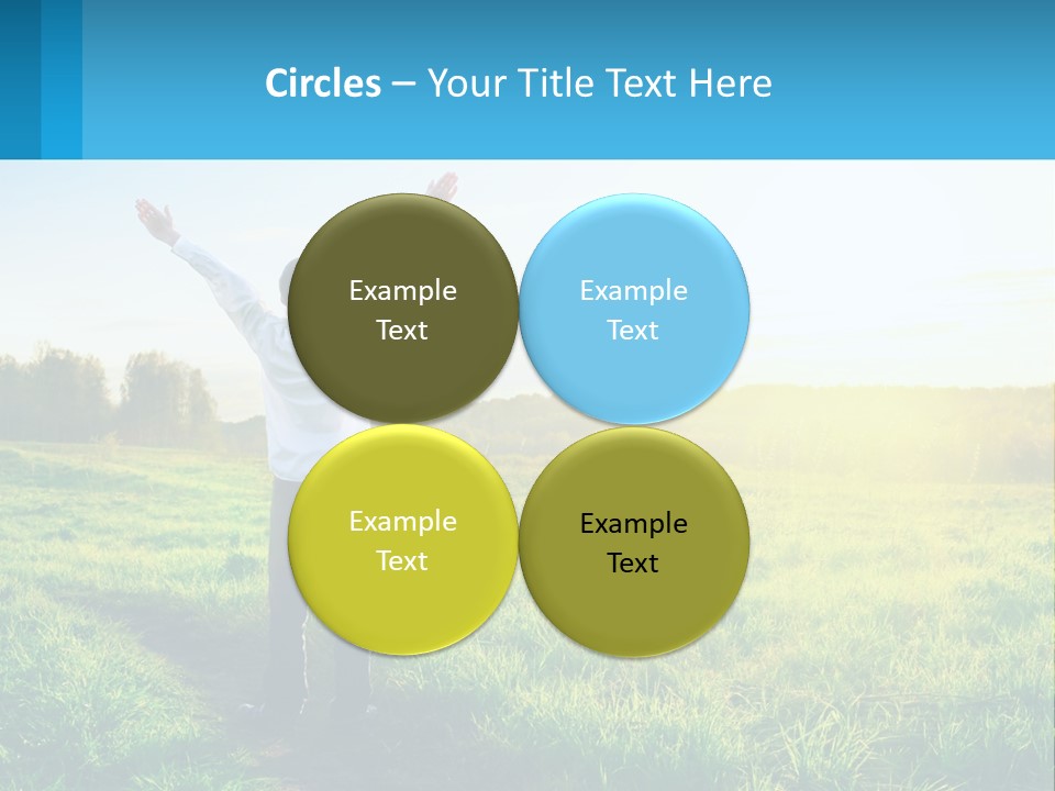 Sale Grass Cloud PowerPoint Template