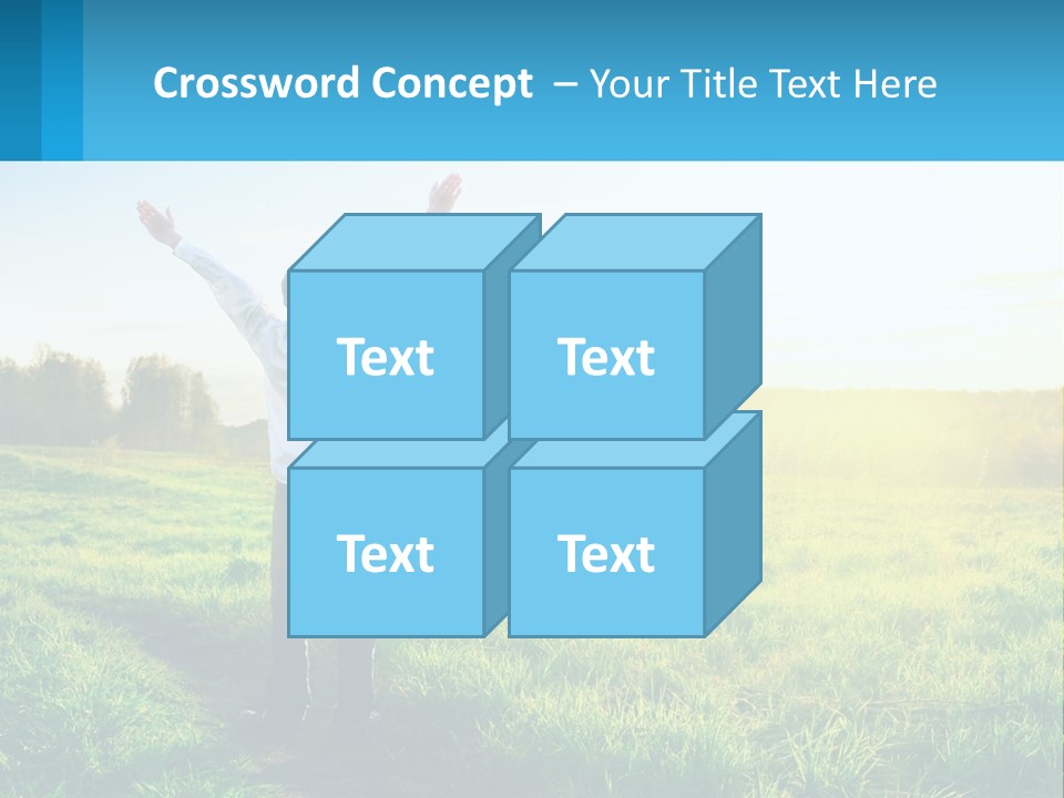 Sale Grass Cloud PowerPoint Template