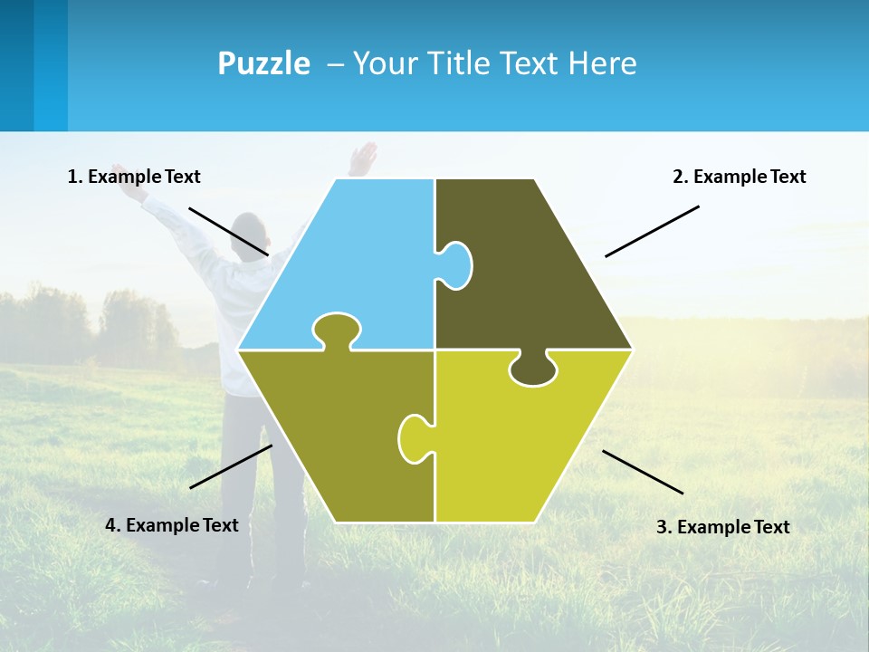 Sale Grass Cloud PowerPoint Template