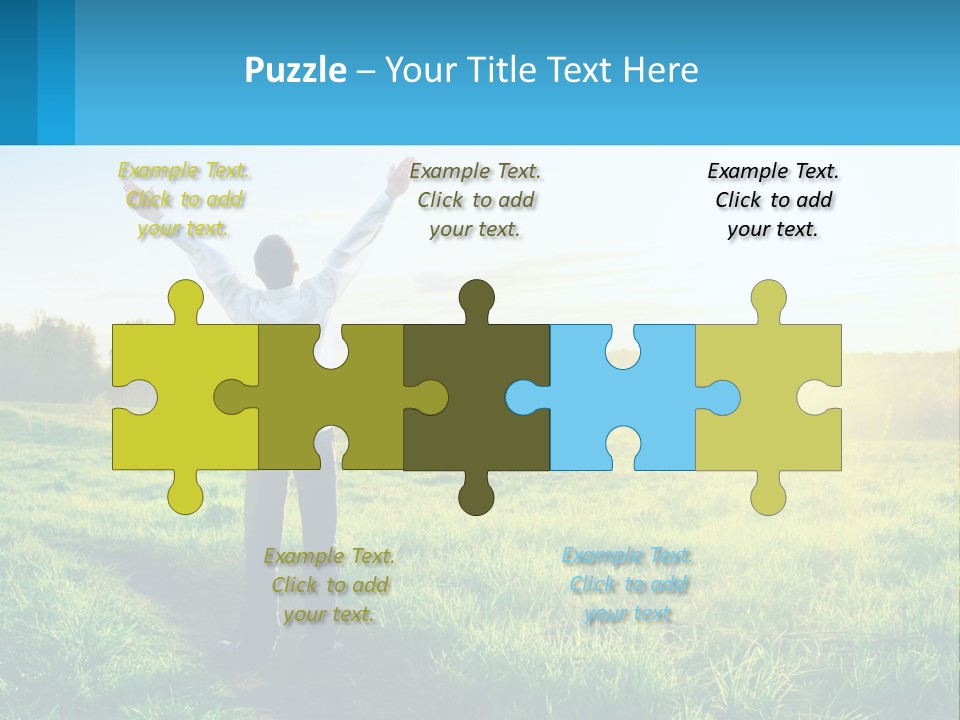 Sale Grass Cloud PowerPoint Template