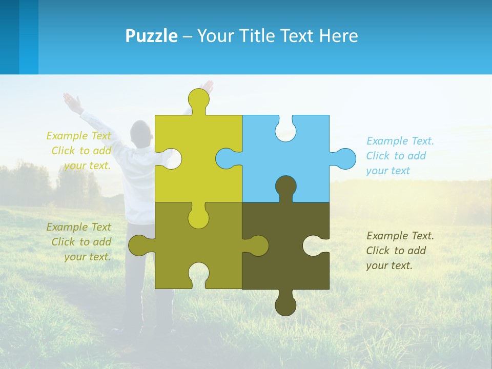 Sale Grass Cloud PowerPoint Template