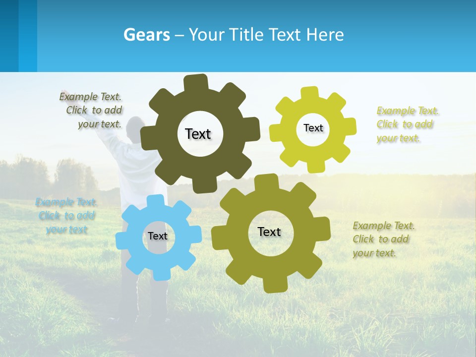 Sale Grass Cloud PowerPoint Template