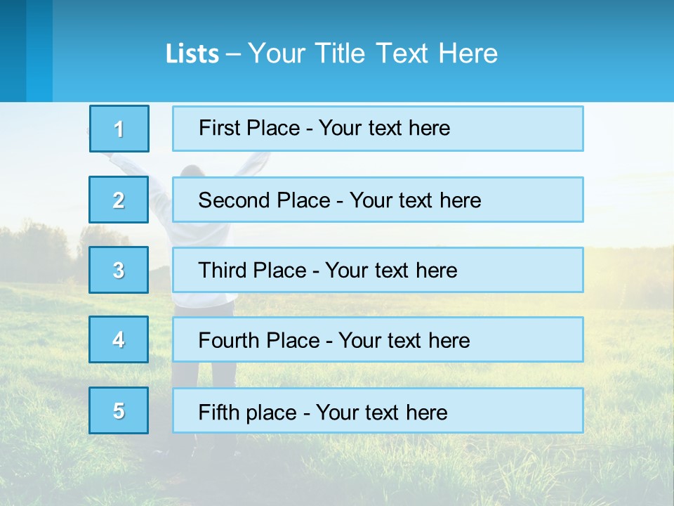 Sale Grass Cloud PowerPoint Template