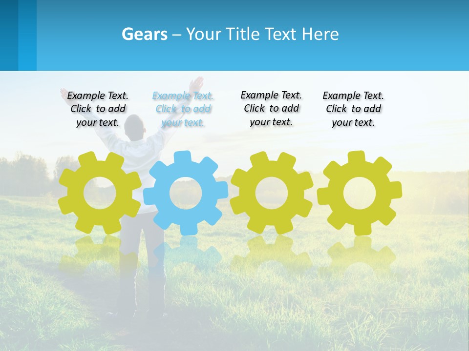 Sale Grass Cloud PowerPoint Template