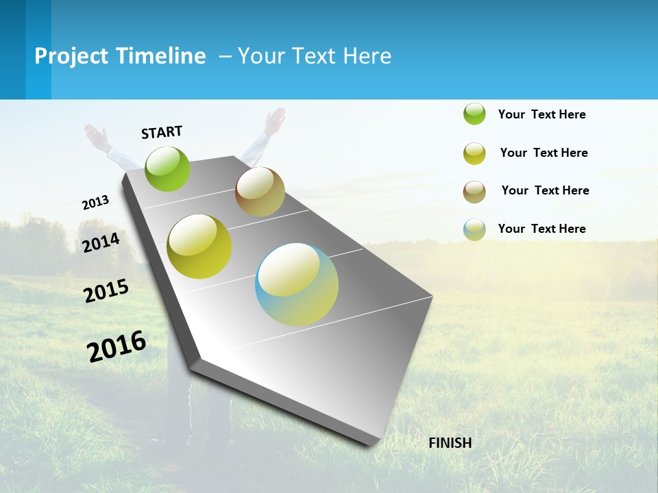 Sale Grass Cloud PowerPoint Template