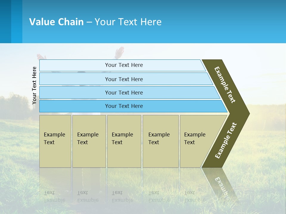 Sale Grass Cloud PowerPoint Template