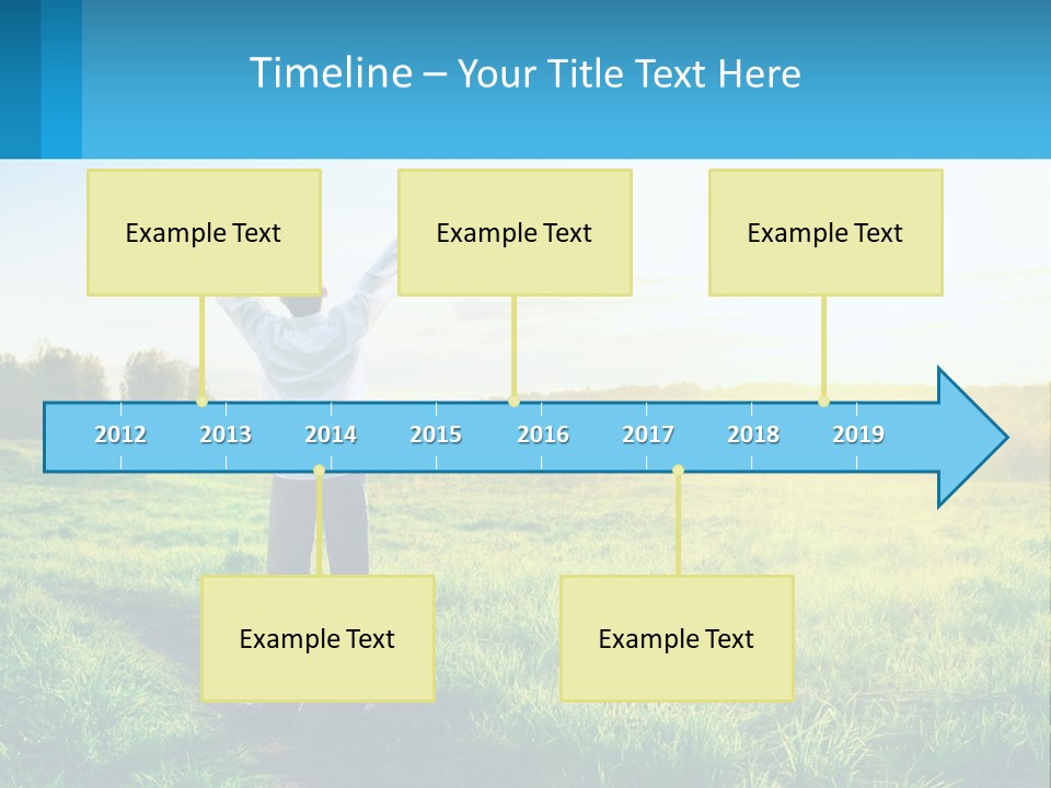 Sale Grass Cloud PowerPoint Template