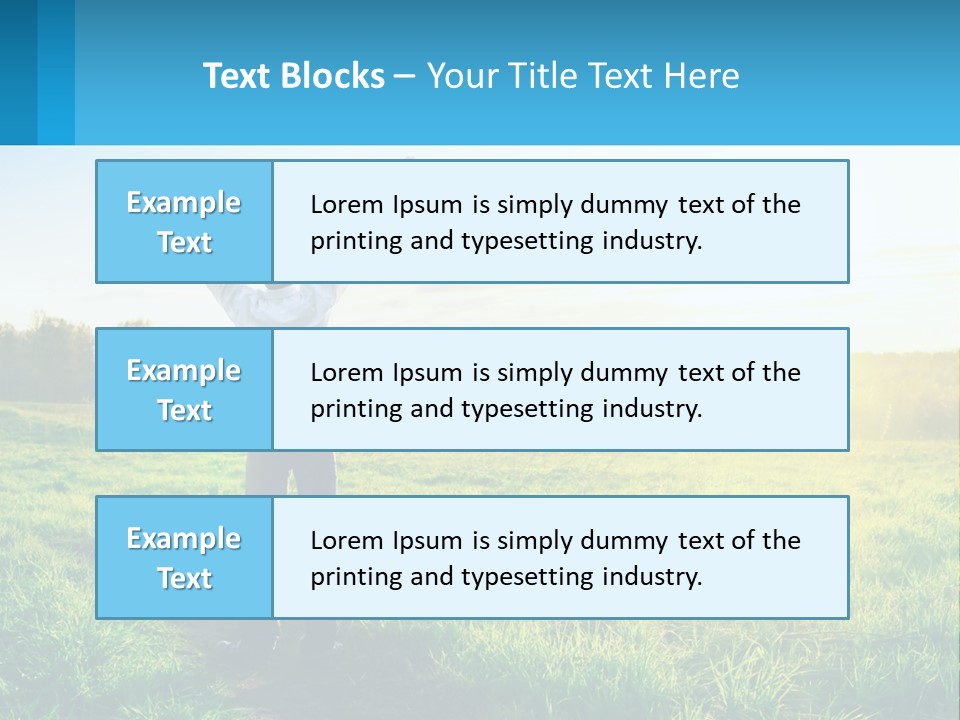Sale Grass Cloud PowerPoint Template