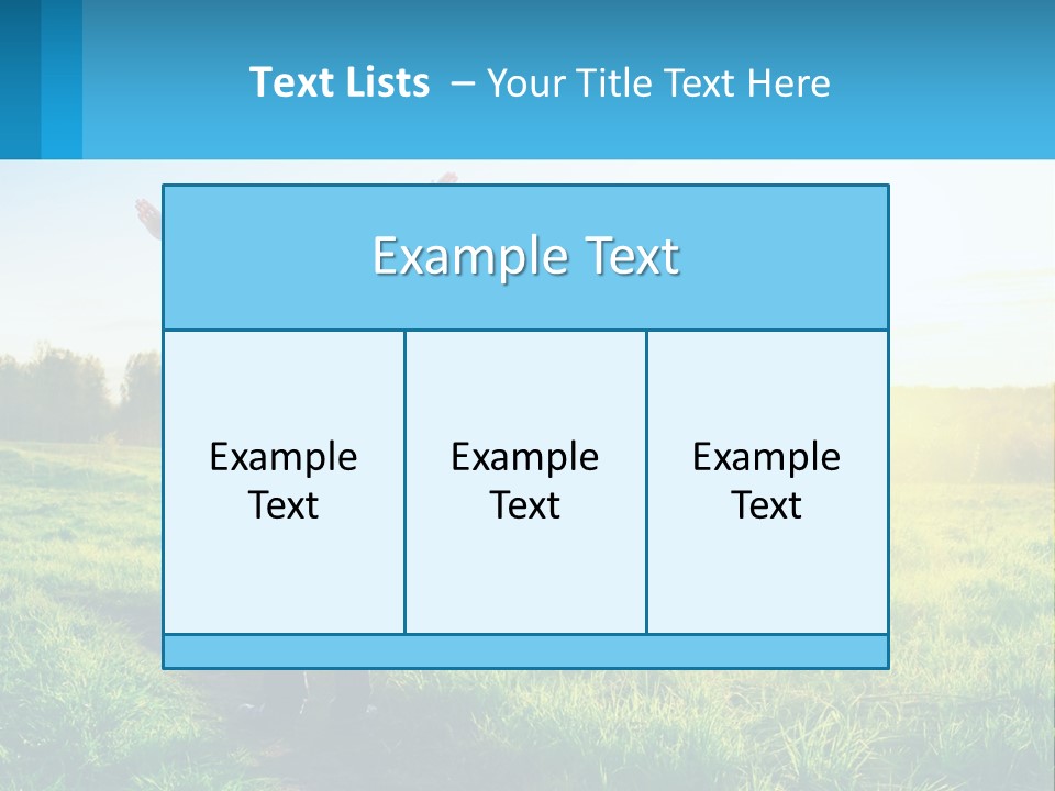 Sale Grass Cloud PowerPoint Template