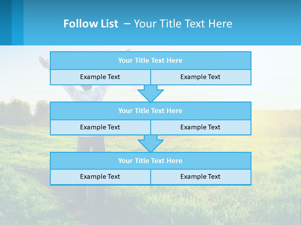 Sale Grass Cloud PowerPoint Template