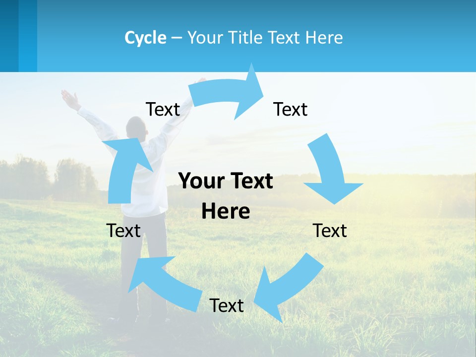 Sale Grass Cloud PowerPoint Template