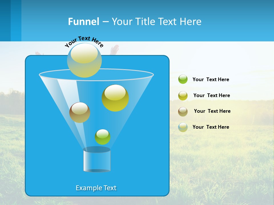 Sale Grass Cloud PowerPoint Template