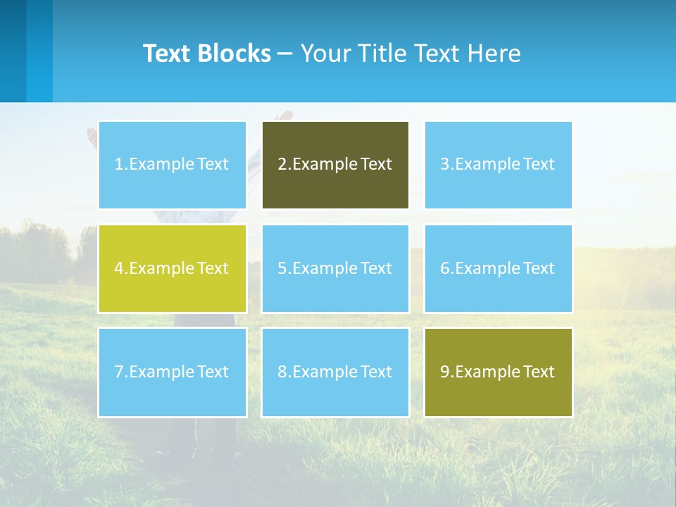 Sale Grass Cloud PowerPoint Template