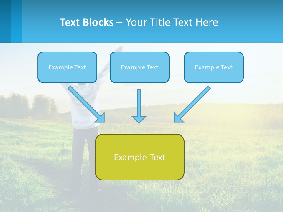 Sale Grass Cloud PowerPoint Template