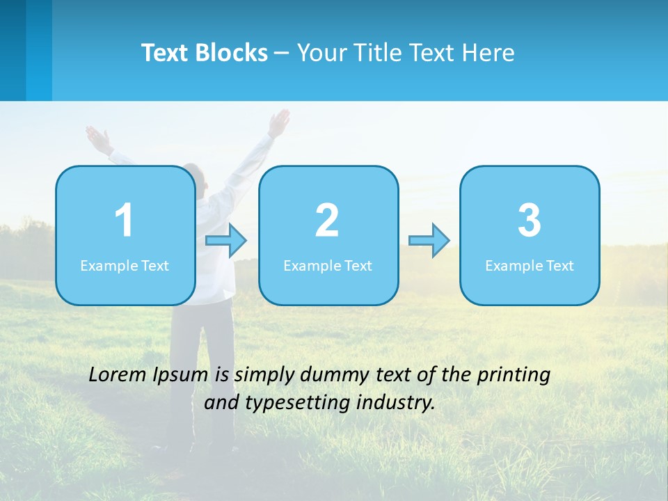 Sale Grass Cloud PowerPoint Template