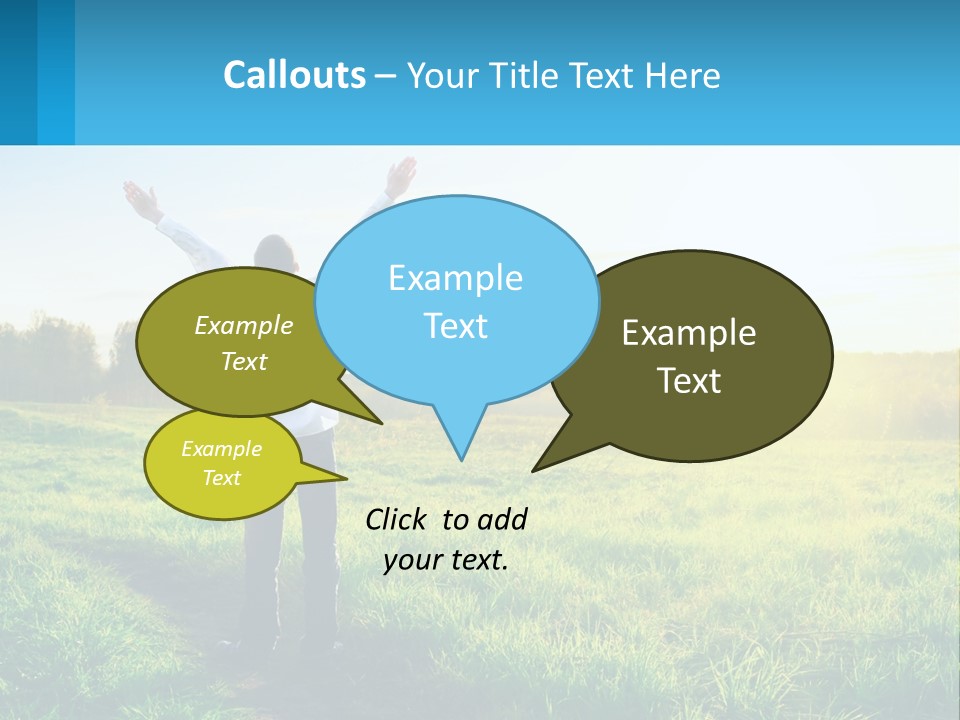 Sale Grass Cloud PowerPoint Template