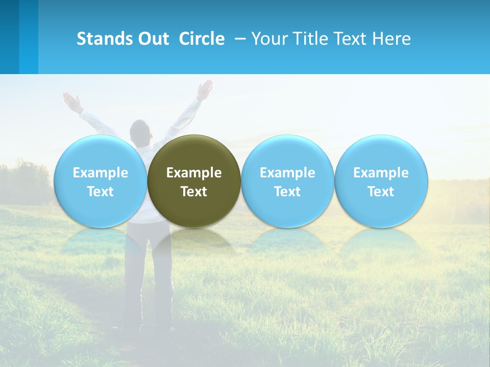 Sale Grass Cloud PowerPoint Template