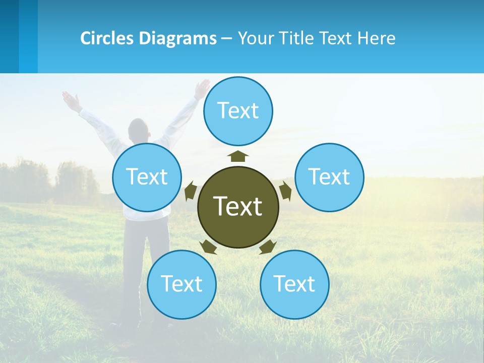 Sale Grass Cloud PowerPoint Template