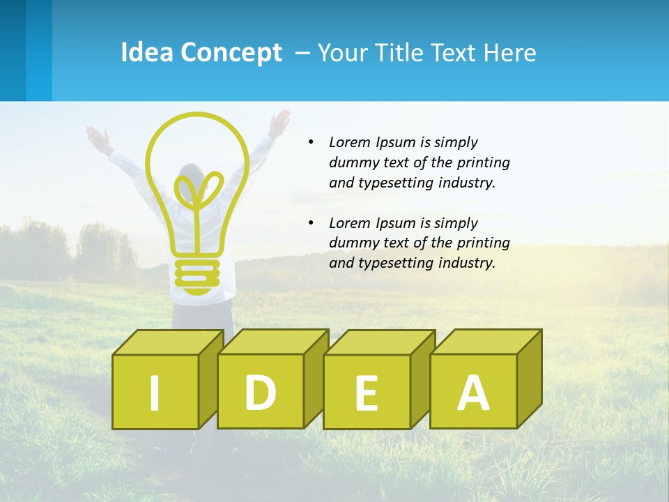 Sale Grass Cloud PowerPoint Template