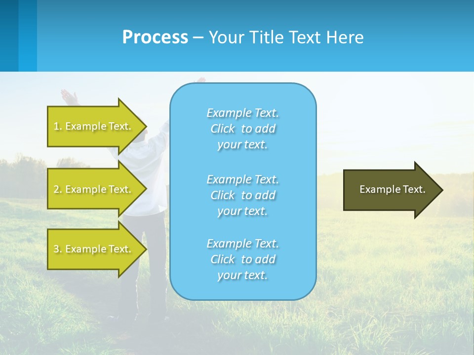 Sale Grass Cloud PowerPoint Template