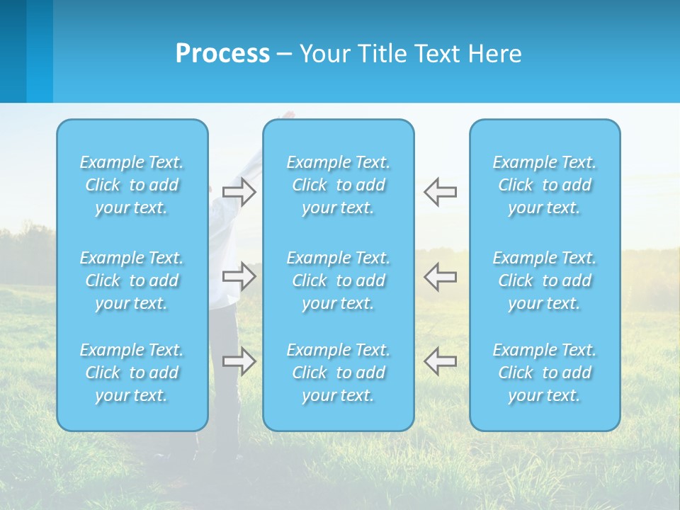 Sale Grass Cloud PowerPoint Template