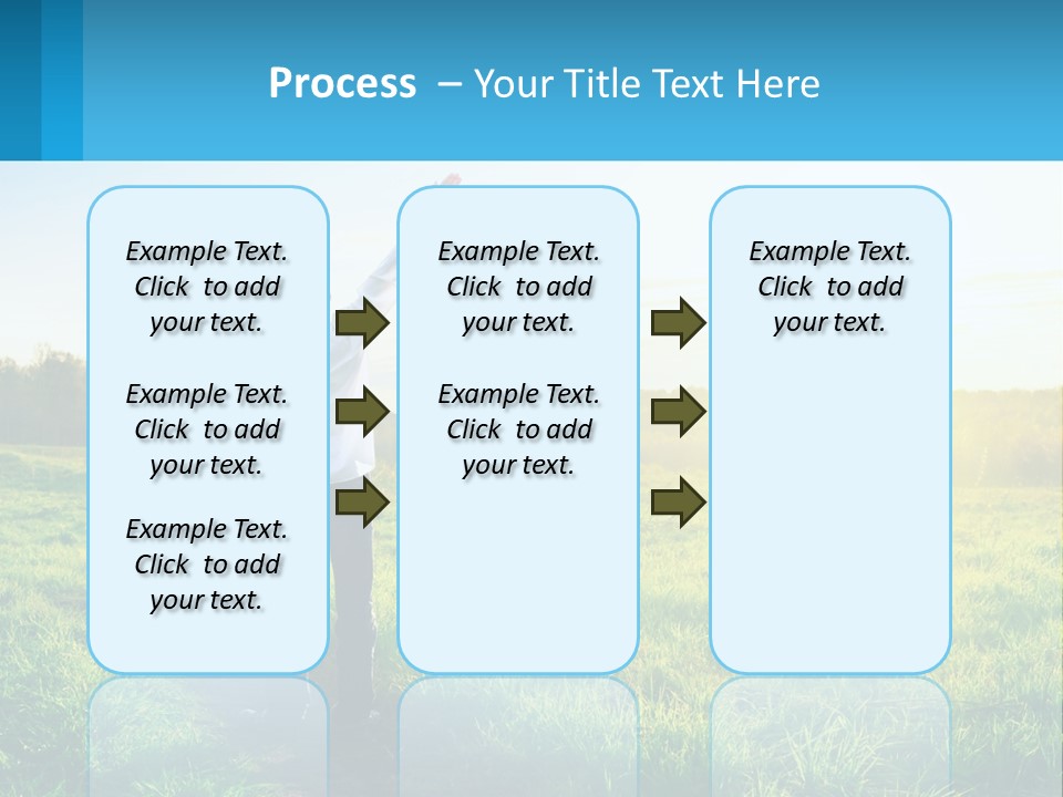Sale Grass Cloud PowerPoint Template