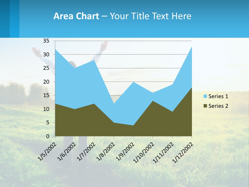 Sale Grass Cloud PowerPoint Template