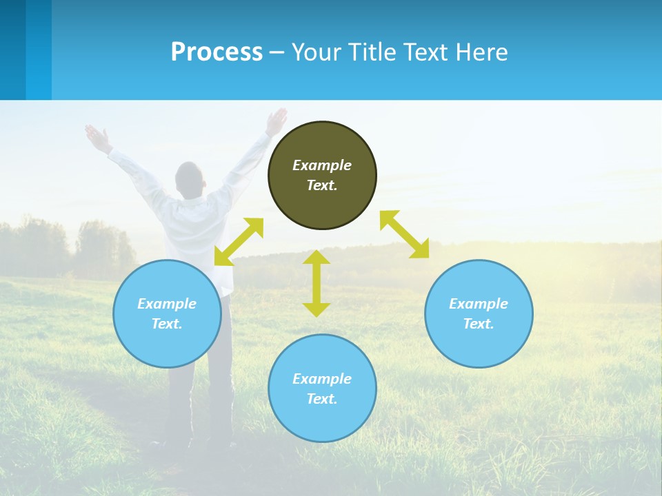 Sale Grass Cloud PowerPoint Template