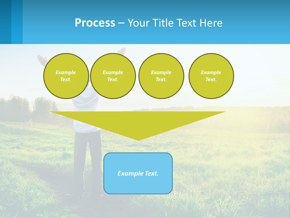 Sale Grass Cloud PowerPoint Template