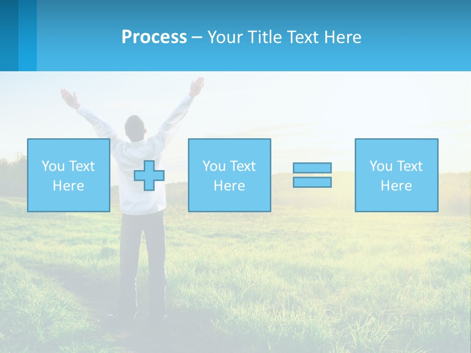 Sale Grass Cloud PowerPoint Template