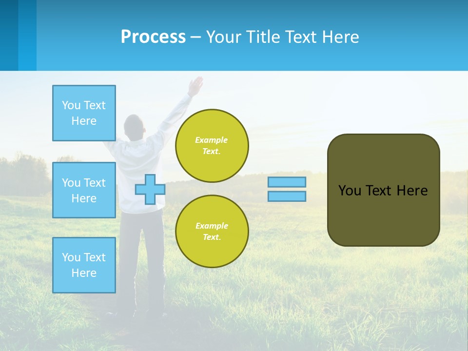 Sale Grass Cloud PowerPoint Template