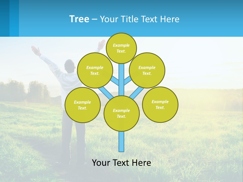 Sale Grass Cloud PowerPoint Template