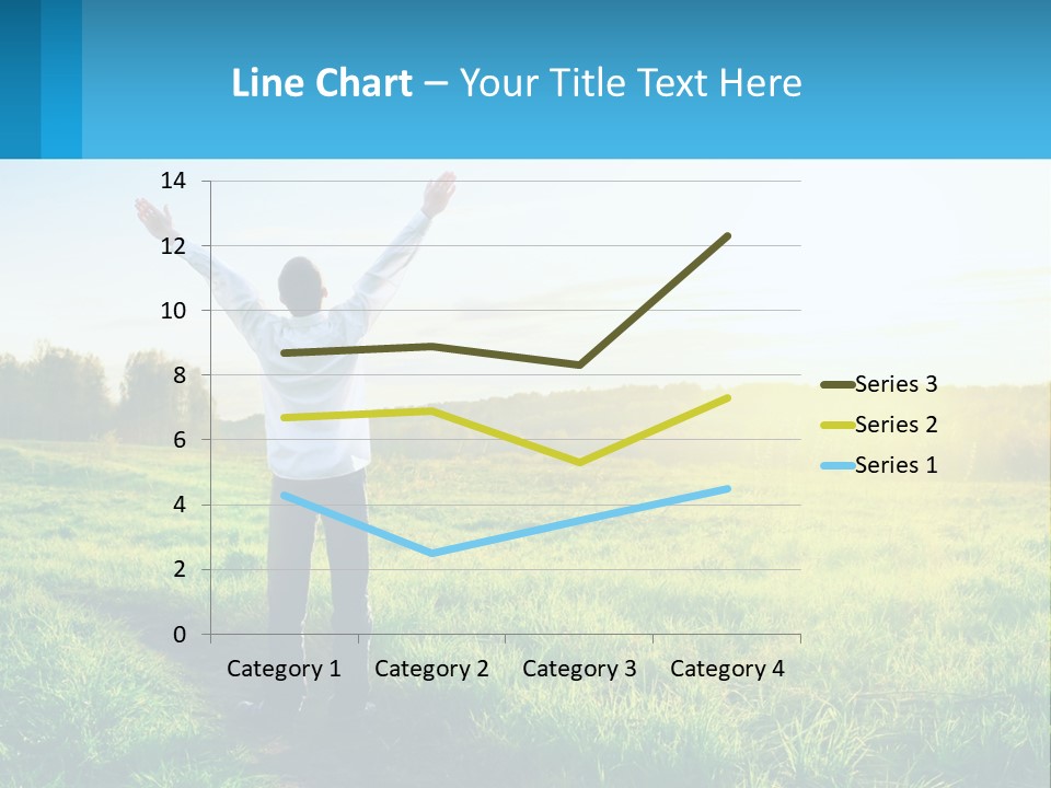 Sale Grass Cloud PowerPoint Template