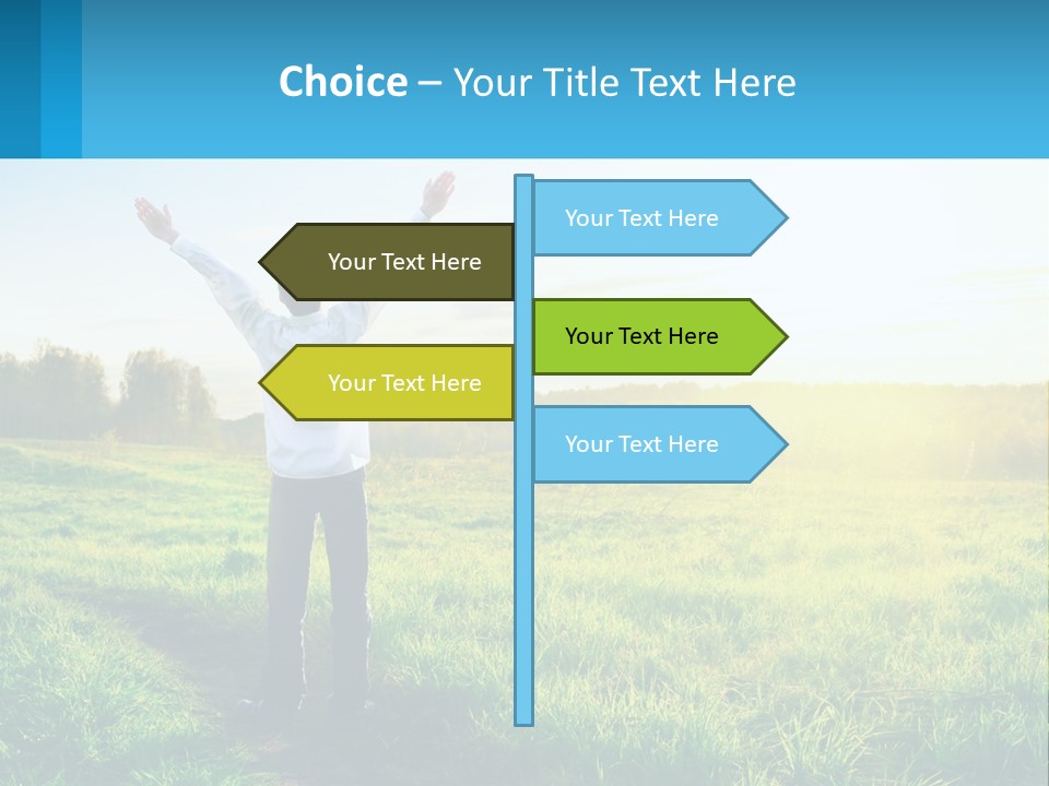 Sale Grass Cloud PowerPoint Template