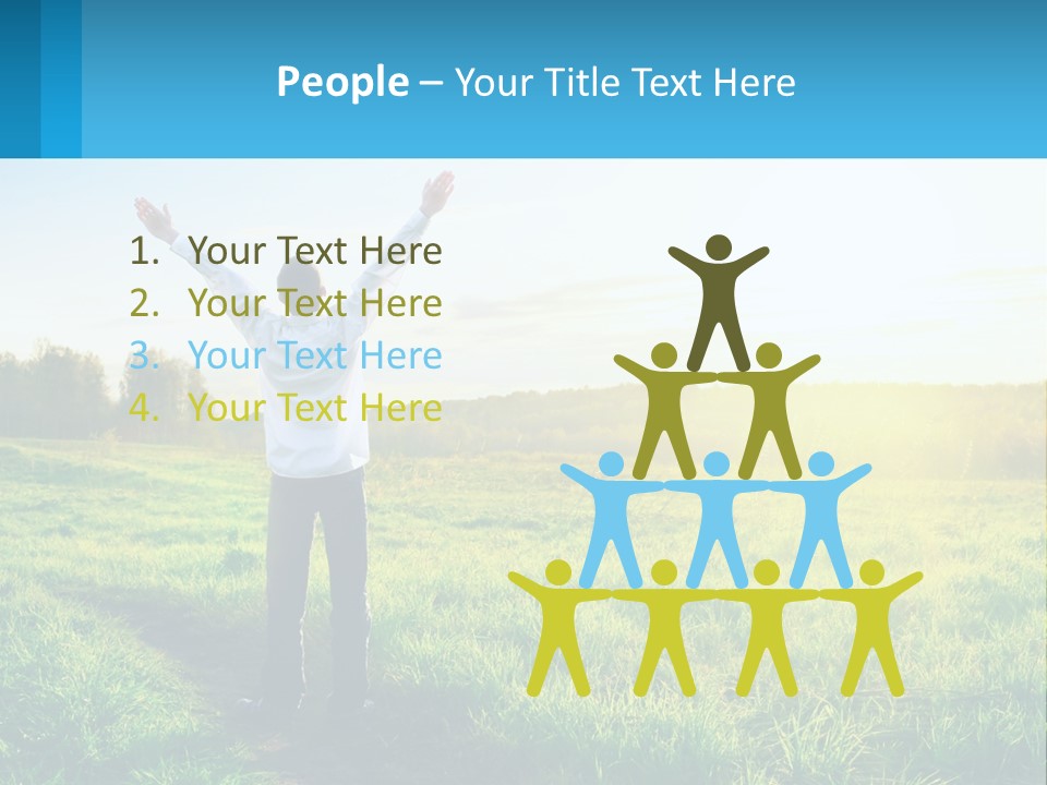 Sale Grass Cloud PowerPoint Template