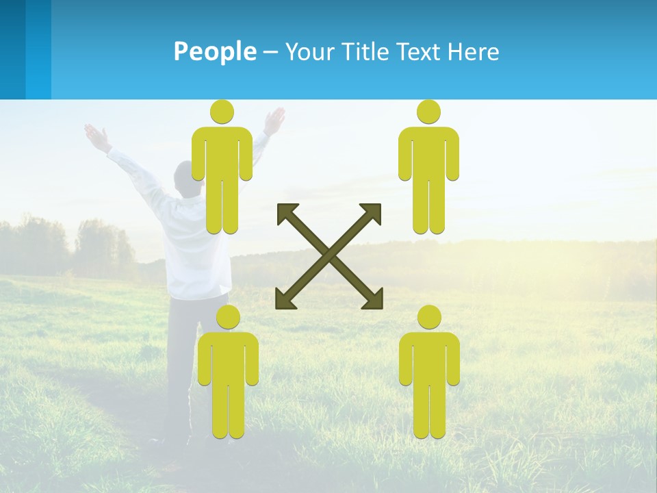 Sale Grass Cloud PowerPoint Template