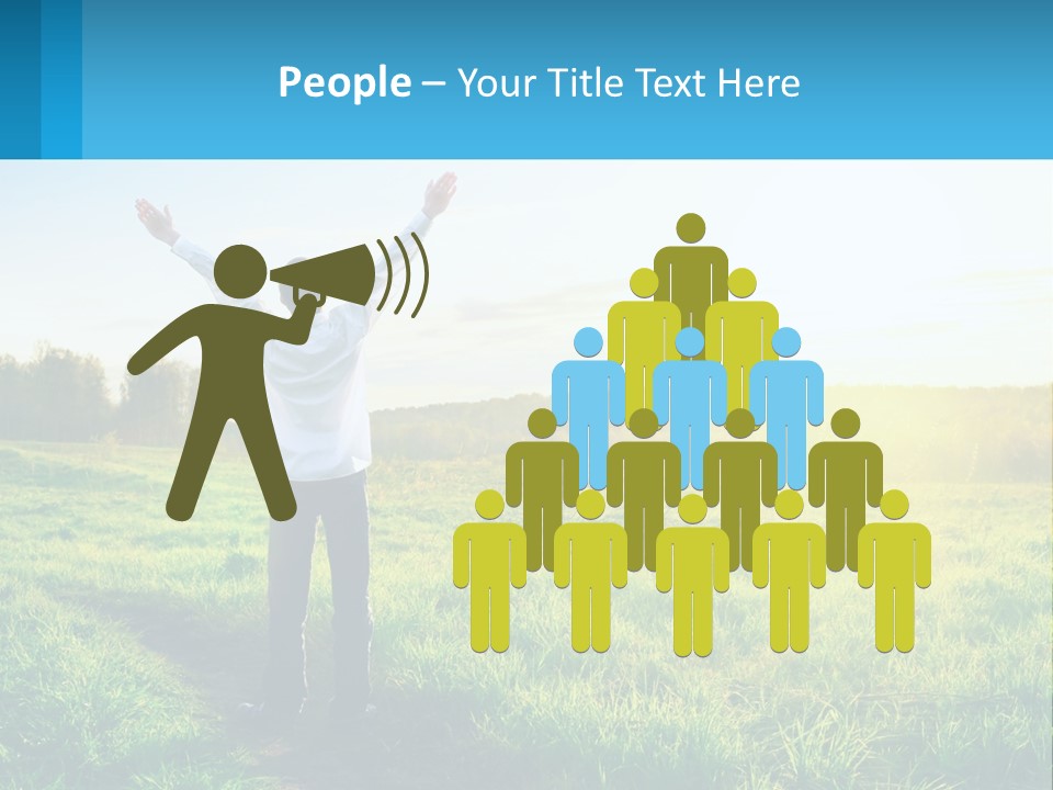 Sale Grass Cloud PowerPoint Template