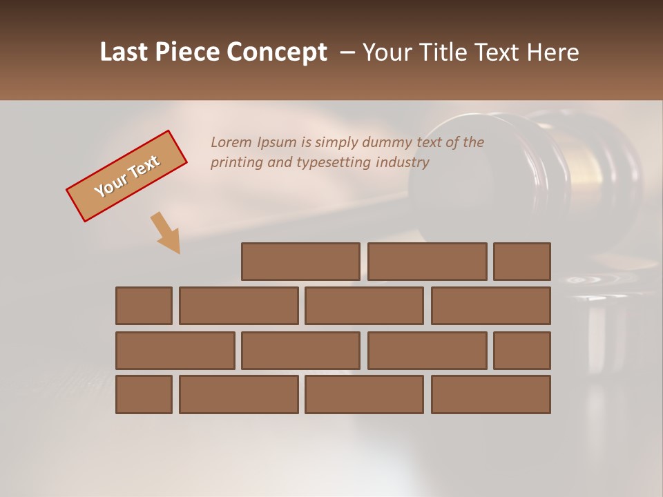 Man Sale Rent PowerPoint Template