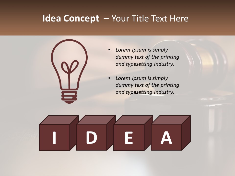 Man Sale Rent PowerPoint Template