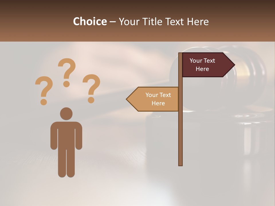 Man Sale Rent PowerPoint Template