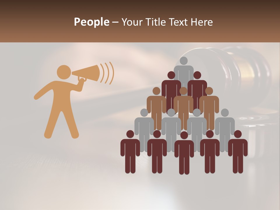 Man Sale Rent PowerPoint Template