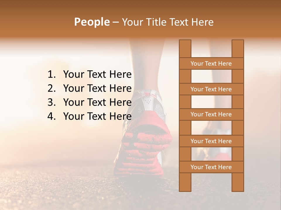 Human Hand Residential Hand PowerPoint Template