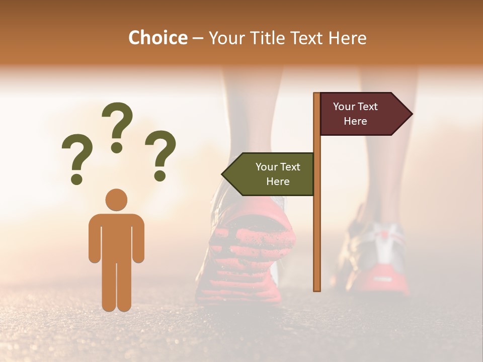 Human Hand Residential Hand PowerPoint Template