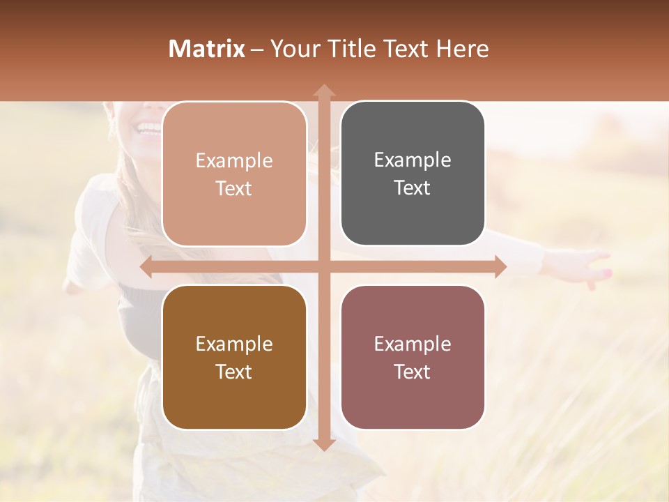 Structure Model Hand PowerPoint Template