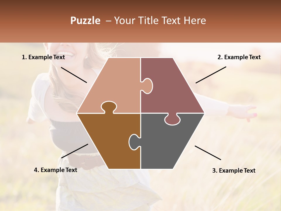 Structure Model Hand PowerPoint Template