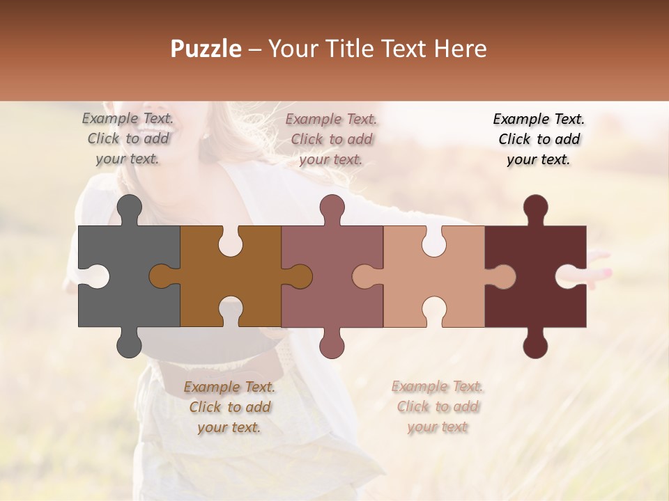 Structure Model Hand PowerPoint Template